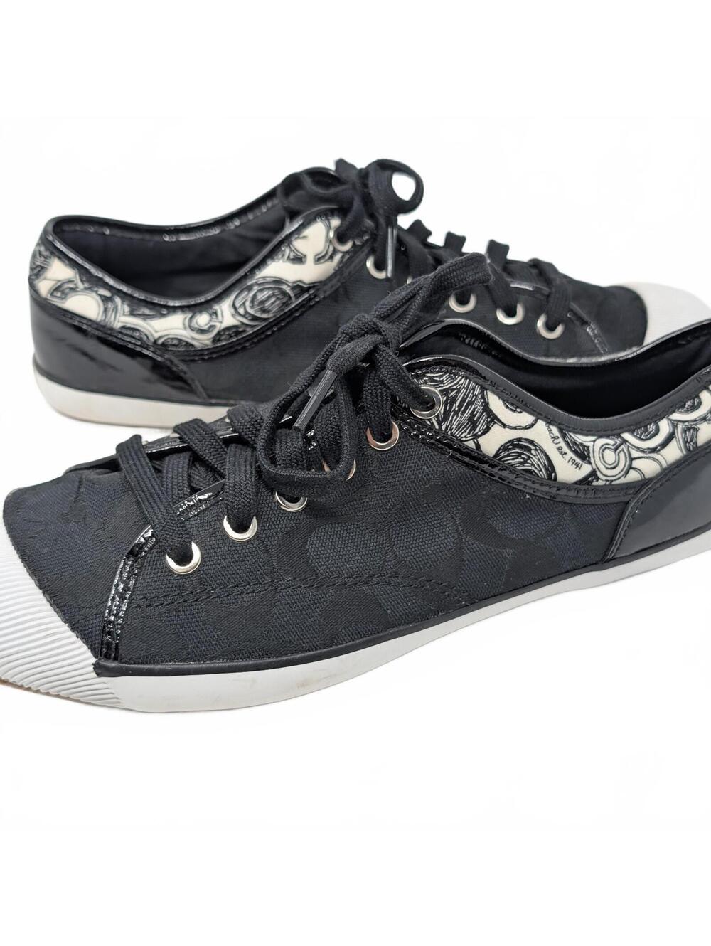Coach 11B Zorra Low Top Canvas Tennis Shoes Sneakers Streetwear Athleisure Y2K